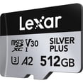 thumbnail image 2 of Memoria MicroSDXC Lexar Silver Plus 512 GB UHS-I 160MB/s, 2 of 3