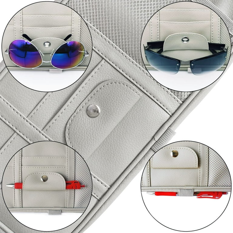 Car Sun Visor Organizer Auto Visor Pocket and Interior Car Sun Visor Organizer Auto Visor Pocket and Interior