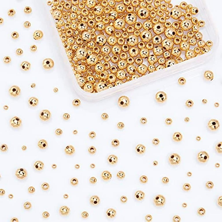 500PCS 18K Gold Plated Brass Disc Spacer Beads 6x0.5mm Hole: 1mm