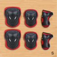 thumbnail image 3 of Rodilleras para /jóvenes, coderas, protectores, equipo de protección para patines, ciclismo, bicicleta, monopatín, patines en línea, scooter, dep Rojo S Macarena Rodilleras para patinaje, 3 of 5