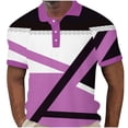 thumbnail image 1 of Camisas de Manga Larga para Hombres Impresos Girar Hacia Abajo Botones de Cuello Lateral Dividido, Casual Camiseta Blusa para Hombres, 1 of 4
