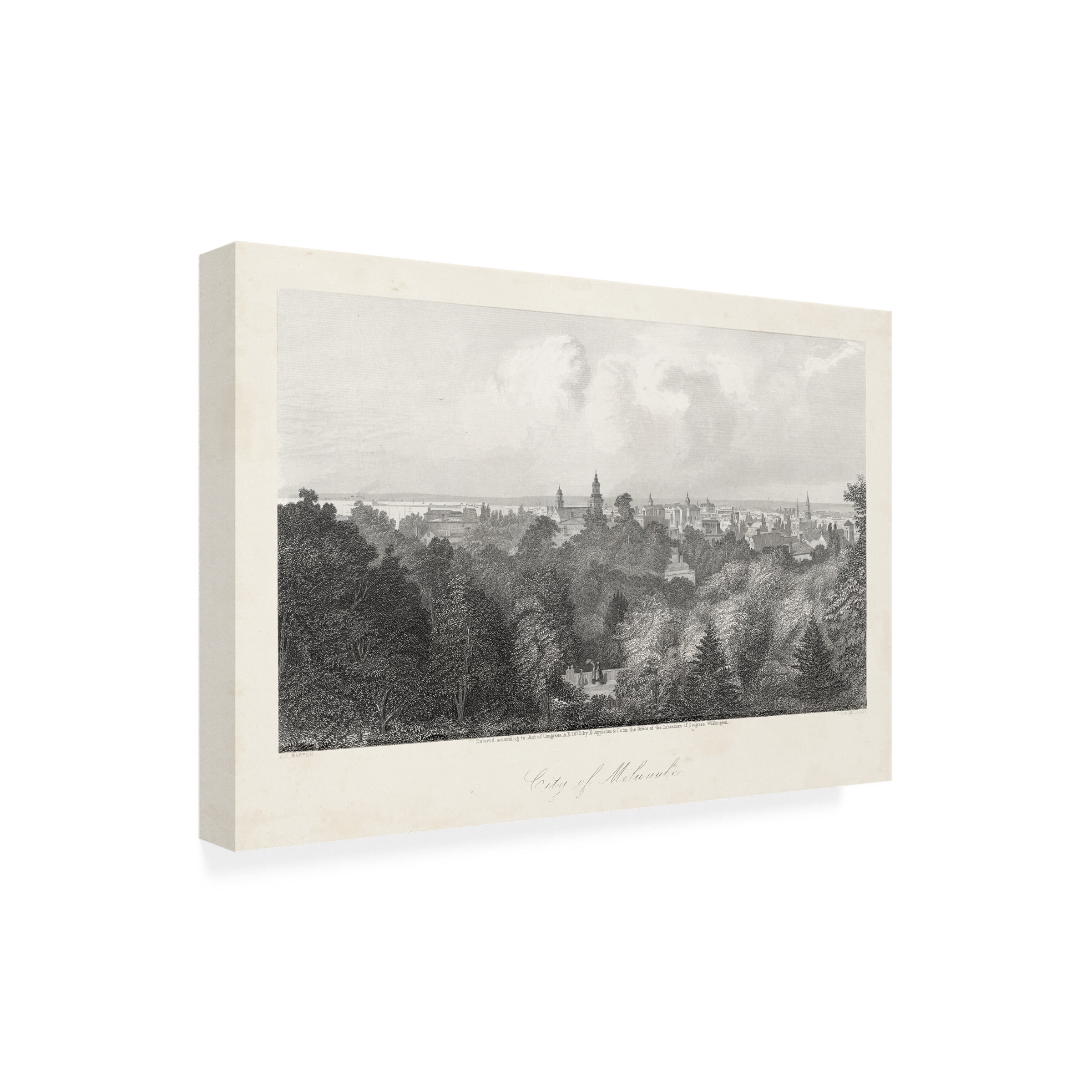 William Cullen Bryant 'City Of Milwaukee' Canvas Art