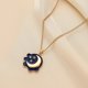 thumbnail image 4 of Simple personalidad luz lujo nicho metal hueco retro brújula moneda colgante collar mujer X2818-2 JFHHH pequeña, 4 of 5