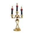 thumbnail image 4 of facefd Halloween Decoration Skeleton Candlesticks Holder Candle Light Home Party Ornament Decor No.1, 4 of 5