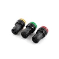 thumbnail image 2 of 3 Piezas Luz Piloto LED Amarillo Verde Rojo Panel Indicador AC 110V 20mA, 2 of 2