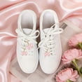 thumbnail image 2 of Accesorios de zapatos de moda con 6 piezas de encantos para cordones de zapatos en tono rosa y dorado, 2 of 5