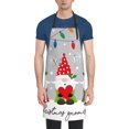 thumbnail image 4 of Cauagu Merry Christmas Gnome1 Aprons with Pockets,Waterproof Apron for Women,Kitchen Cooking Apron Adjustable Bib Aprons Chef Apron for Cooking,Drawing,Crafting, 4 of 8