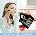 thumbnail image 7 of Coolnut 6PCS Funny Skull Towels Cotton Washcloths Set,Quick Drying & Absorbent Soft Bathroom Hand Towel Lightweight & Portable Fingertip Towel Decor Gift, 7 of 7