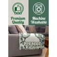 thumbnail image 4 of LHSHID Bigfoot Gifts for Men Women Sasquatch Gifts Flannel Blanket for Sasquatch Lovers Funny Idea for Bigfoot Lover Green Forest 40x50in, 4 of 4
