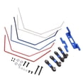 thumbnail image 1 of Front And Rear Wide Sway Bar Kit, High Hardness 1/10 RC Front And Rear Sway Bar Kit Heavy Duty Metal  For Slash 2WD For 1/10 RC Car, 1 of 8