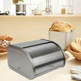 thumbnail image 2 of DOMELAY Bread Box Bread Storage Kitchen Storage Container for Pantry Cafe Countertop Frosted, 2 of 8