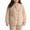 Khaki, variant on Horkkom Fleece Cardigans for Women Button Fuzzy Pajama Tops V Neck Long Sleeve Sleepwear with Pockets L