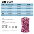 thumbnail image 5 of Lsque Orchids Flowers Print Men's Cotton Blend Sleeveless Muscle Shirts (S-3XL)- Moisture Wicking, Odor Protection, UPF 30+,Large, 5 of 8