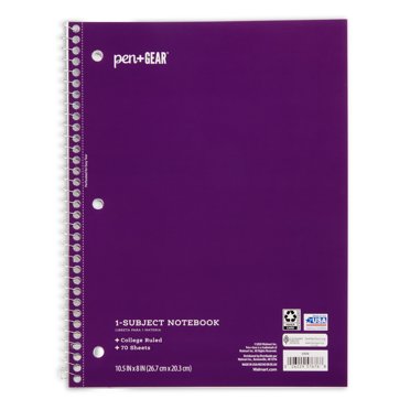 Wireless Notebook College Ruled Five Star Wireless Notebook, 1 Subject, College Ruled,Assorted (09294 ...