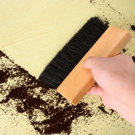 

Washable Coffee Bar Wooden Handle Home Cleaning Brush Easy Use Hand Tool Durable