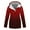 Red, variant on gakvbuo Plus Size Rain Jacket for women Spring Winter Warm Coat Casaul Drawstring Outdoor Hooded Raincoat Windproof Tops Zipper Hooded Jackets Rain Coat With Pocket,Size S-5XL