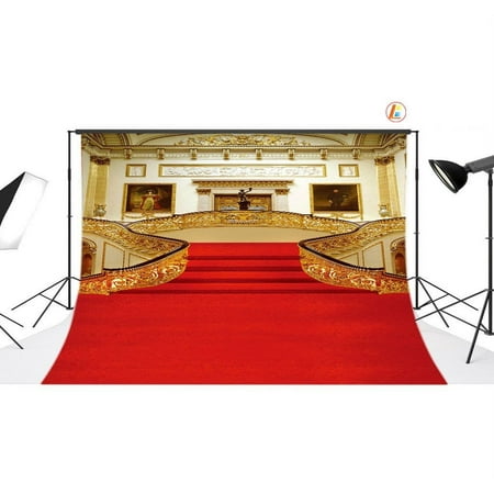 Image of 7x5ft Red Carpet Photography Backdrop Photo Background Studio Prop