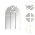 thumbnail image 2 of simhoa Arched Window Pane Mirror Acrylic Background for Bedroom Room White, 2 of 6