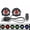 2PCS, variant on Dynamic Big Eye Ball Fog Lights, LED Adjustable Color Devil Eyes with Lens Light Up Big Eyeball Lights for Car,Remote Controlled Eye is suitable for Car and Motorcycle