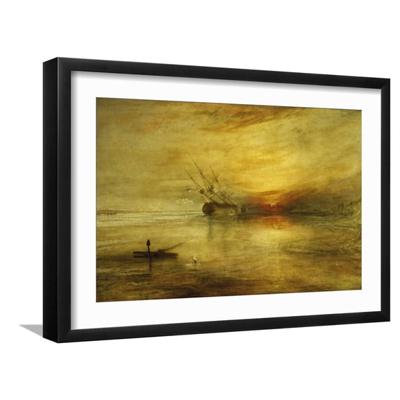 Art.com Fort Vimieux Giclee Print by J. M. W. Turner, Black Frame Wall Art, 23" x 17"