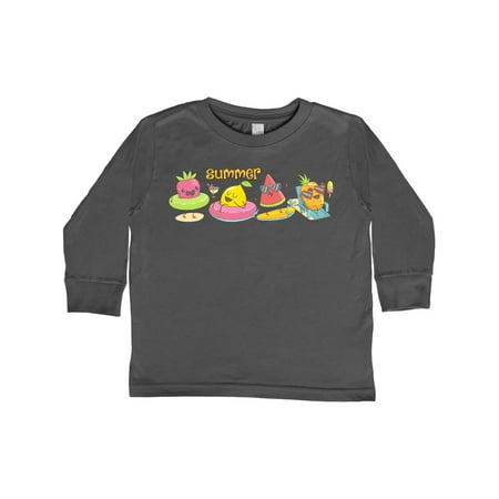 

Inktastic Kawaii Summer Fruit Gift Toddler Boy or Toddler Girl Long Sleeve T-Shirt