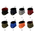 thumbnail image 2 of Eigraketly Polaina de cuello de terciopelo de felpa para deportes al aire libre de invierno, hombres y mujeres, fácil de llevar, media mascarilla Ropa Deportiva, Zapatos naranja negro, 2 of 6