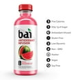 thumbnail image 4 of Bai Flavored Water, Kula Watermelon, Antioxidant Infused Drinks, 18 Fluid Ounce Bottles, 12 count, 4 of 6