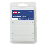 Avery File Folder Labels, White, 2-3/4" x 5/8", Permanent, Handwrite, 156 Labels (26240)