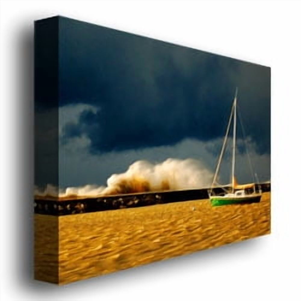 Trademark Art "Lake Erie Storm" Canvas Wall Art by Nicole Dietz