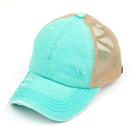 C.C Multi Level Crisscross Pony Cap