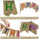 thumbnail image 4 of Happy Birthday Burlap Banner Colorful Bunting Banner Garland Flags for Birthday Party Decorations Rustic Birthday Sign, 4 of 4