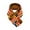 Orange, variant on Smart Mobile Power USB Charging Neck And Shoulder Winter Cold Protection And Warm Heating Men And Women Scarf
