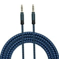 thumbnail image 3 of 3x Cable de Audio Jack de 3,5 Mm Conector de Coche Trenzado de Nailon para Enchufar Cable AUX 3 piezas, 3 of 8