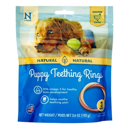 UPC: 0657546113055 | N-Bone Chicken Puppy Ring Dog Treats  3 Ct