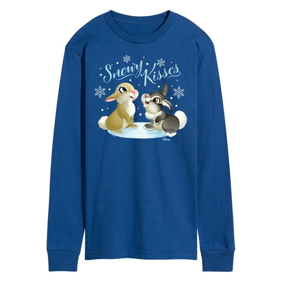 Disney Bambi - Christmas - Snowy Bunny Kisses - Men's Long Sleeve T-Shirt