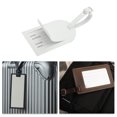 thumbnail image 5 of Unique Bargains 1 Pc Durable Suitcase Luggage Tag for Travelling White PU, 5 of 5