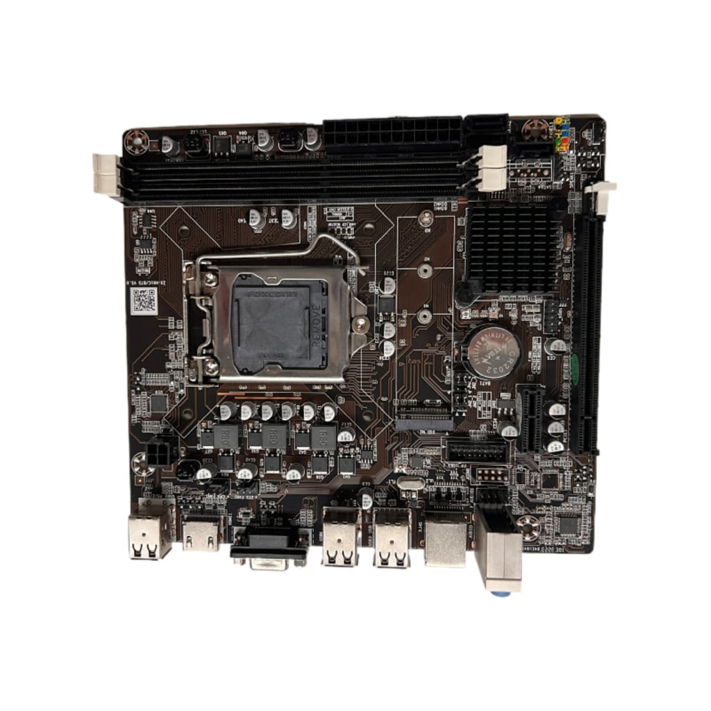 JZROCKER Efficient H61 Chipset Computer Motherboard with 10 USB Port and Onboards Ethernet for 1155Series CPUs Processors