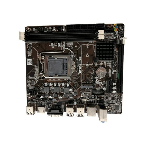 Versatility Computer Motherboard MicroATX H61 Motherboard Supporting for 1155Series Processors with SATAII Interfaces