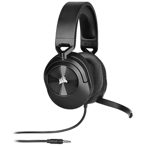 Restored Premium Corsair HS55 SURROUND v2 Wired Gaming Headset for PC, Mac, PS5, PS4, Xbox, Switch, and Mobile - Carbon