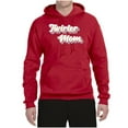 thumbnail image 2 of Wild Bobby Twirler Mom Girl Sports Unisex Graphic Hoodie Sweatshirt, Red, Medium, 2 of 5