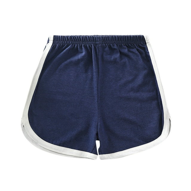 Odeerbi 1-7 Años Niños Niñas Algodón Atlético Dophin Shorts Deportes Yoga Shorts Color Sólido Casual Sports Shorts