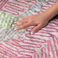 thumbnail image 3 of Addison Rugs Dream Shag Premium Machine Washable Transitional Tropical, Leaves, Botanical Pink Rectangle Rug, 9' x 12', 3 of 8