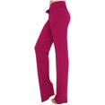 thumbnail image 3 of Posijego Womens Yoga Pants Drawstring Stretch High Waist Wide Leg Pants Soft Gym Athletic Workout Pants, 3 of 4