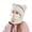 White, variant on CPNG Baby Winter Hat Balaclava Toddler Infant Fleece Lined Knit Hood Hats Warm Windproof Scarf Mask Cap Face Mask Neck Warmer Cold Weather Ski Gear for Kids Boys Girls