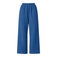 thumbnail image 5 of QSAWXQZ Womens High Waisted Wide Leg Sweatpants Elastic Waist Pockets Athletic Pants 2XL, 5 of 9