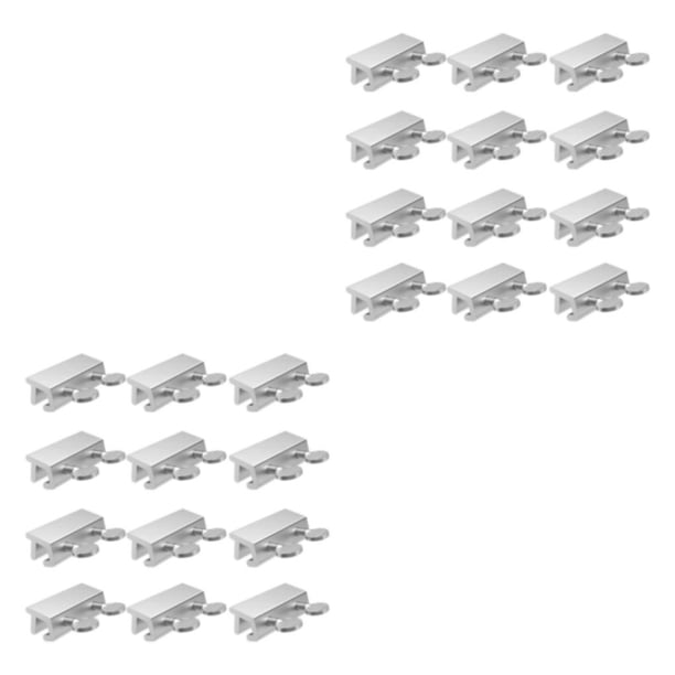 Speravity 12 unids/set de cerraduras para puertas corredizas a prueba de niños, cerraduras de acero inoxidable fáciles de instalar para plateado estilo largo, 12 piezas 2piezas