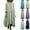 Beige, variant on Fancifize Womens Summer Casual Dresses Ruffle Button Down Loose Fit Dresses Long Sleeve Beach Cotton Linen Sundress