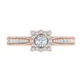 thumbnail image 3 of 1/2 Carat Round Diamond Engagement Ring in 14K Rose Gold (Ring Size 7.75) (I1-I2 Clarity), 3 of 5