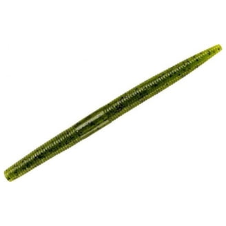 Esca Originale Yamamoto Per Bass Esche Soft Plastic Gary Yamamoto Senko 5 - Colore Zucca Verde/verde E Viola, Per Pesca A Bass E Persico Worm Yamamoto Senko 5