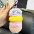 thumbnail image 2 of Dmlowu School Bag Charms Soft Purse Charms, Plush Backpack Decorations for Handbags Tote Bag, Fashion School Bag Charms for Handbags, 3x6 Inch Cute Caterpillar Dolls, 2 of 7